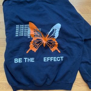 The Mayfair Group Butterfly ‘Be The Effect’ Hoodie Sweatshirt Pullover